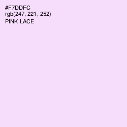 #F7DDFC - Pink Lace Color Image